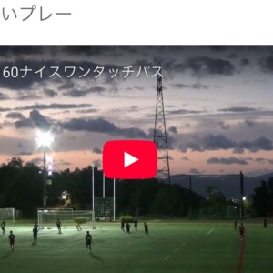 素晴らしいプレー